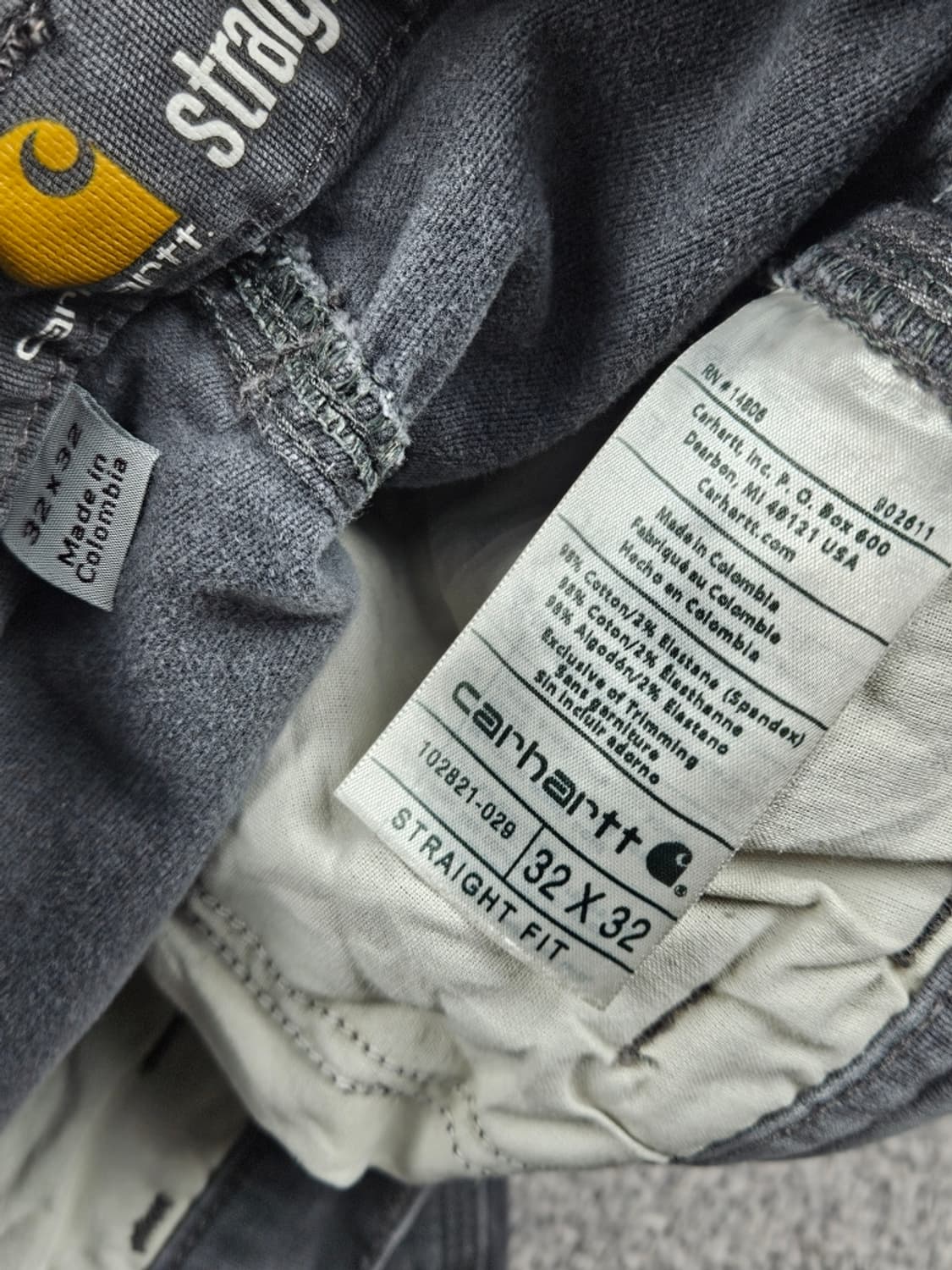 칼하트 리페어 커스텀 코튼 캔버스 워크 팬츠 (32X32) / 10773 상품이미지7