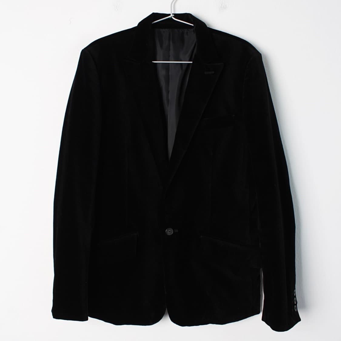 SEMANTIC DESIGN VELVET BLAZER JACKET 상품이미지1