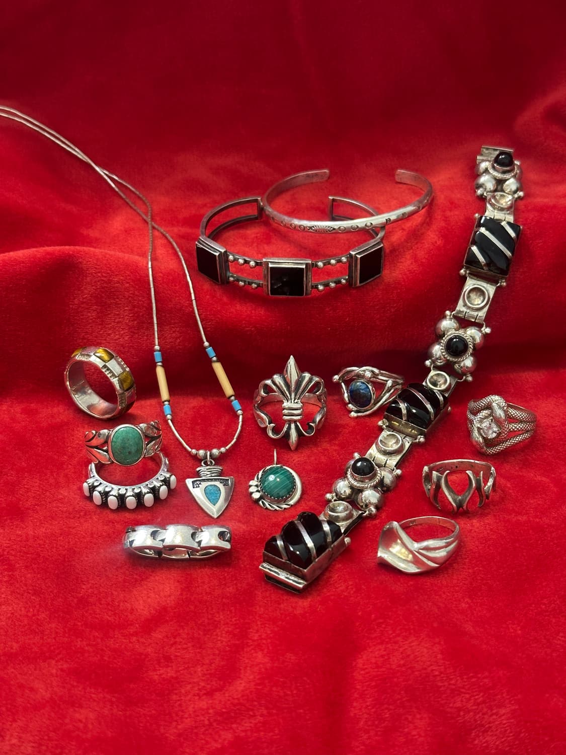 Mexico vintage 925silver bracelet 상품이미지6