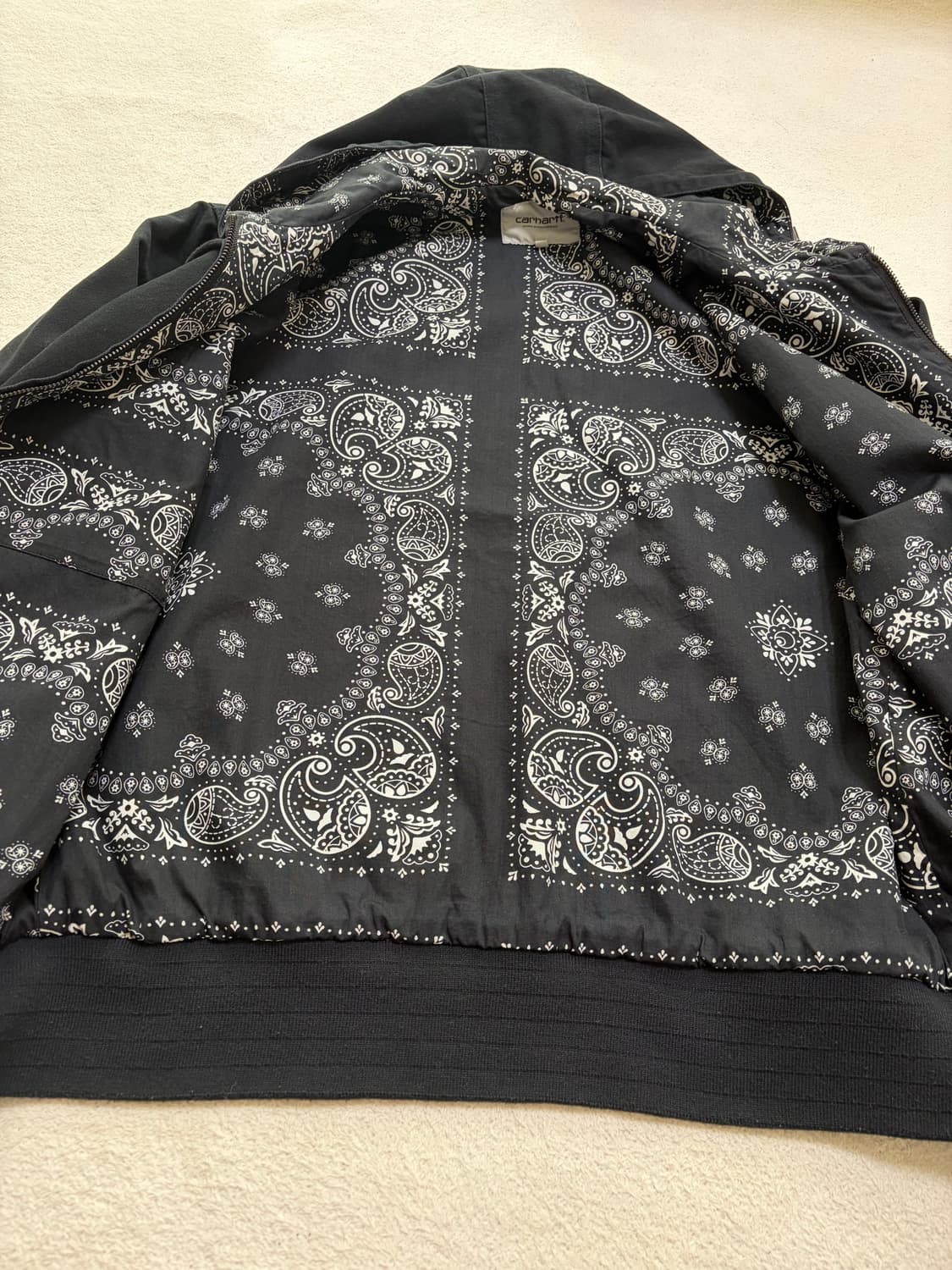 [S] 칼하트 윕(WIP) 리버서블 반다나 액티브 자켓 (블랙) 상품이미지3