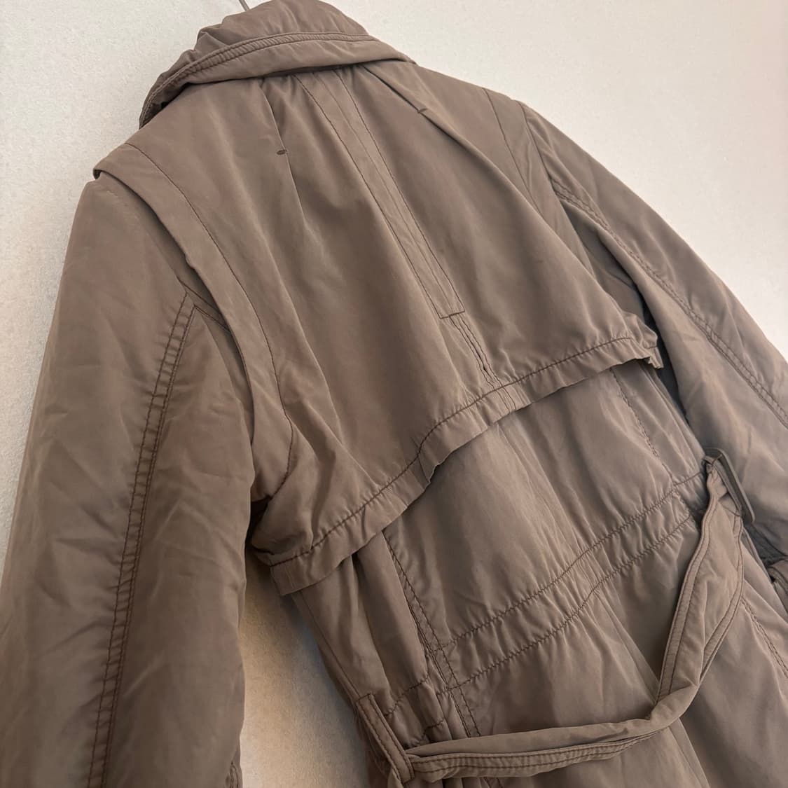 플라스틱 아일랜드 S 캐주얼 코트 소프트 트렌치  상품이미지4