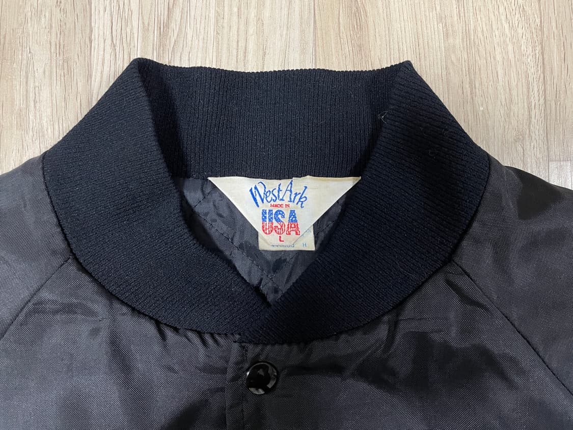 105) 80's 웨스트아크 DARE 올블랙 바시티(미국제) 상품이미지4