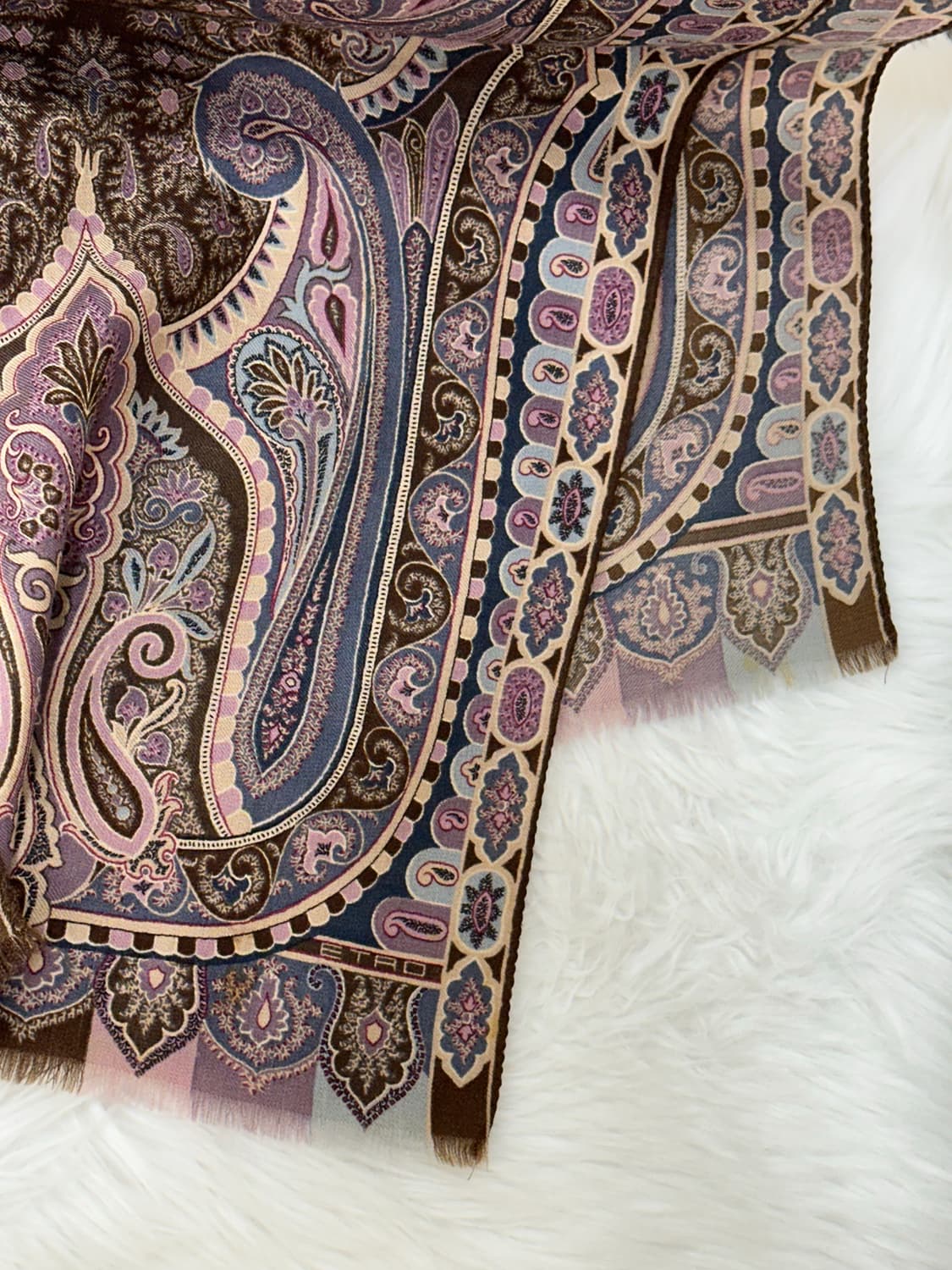 에트로 울 실크 머플러 상품이미지1