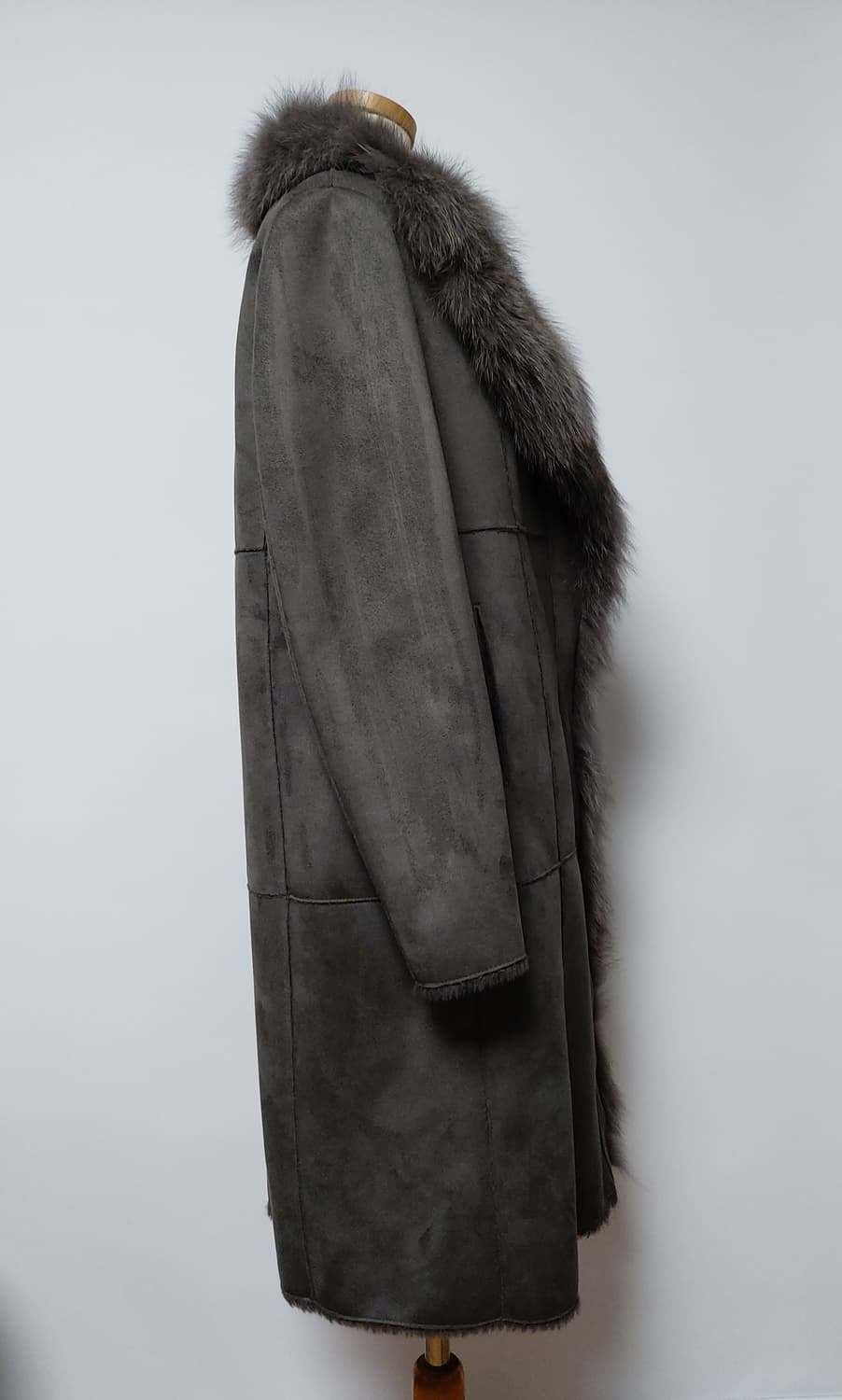 세인트 밀 리얼 폭스 퍼 무스탕 코트 (55) 상품이미지2