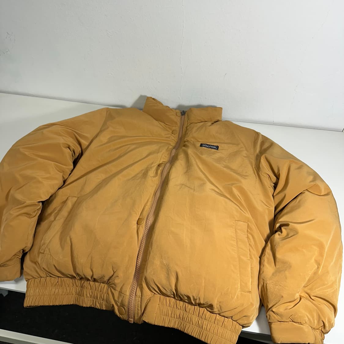 우먼FREE 스컬프터 카멜 리버시블 구스다운 패딩 상품이미지3