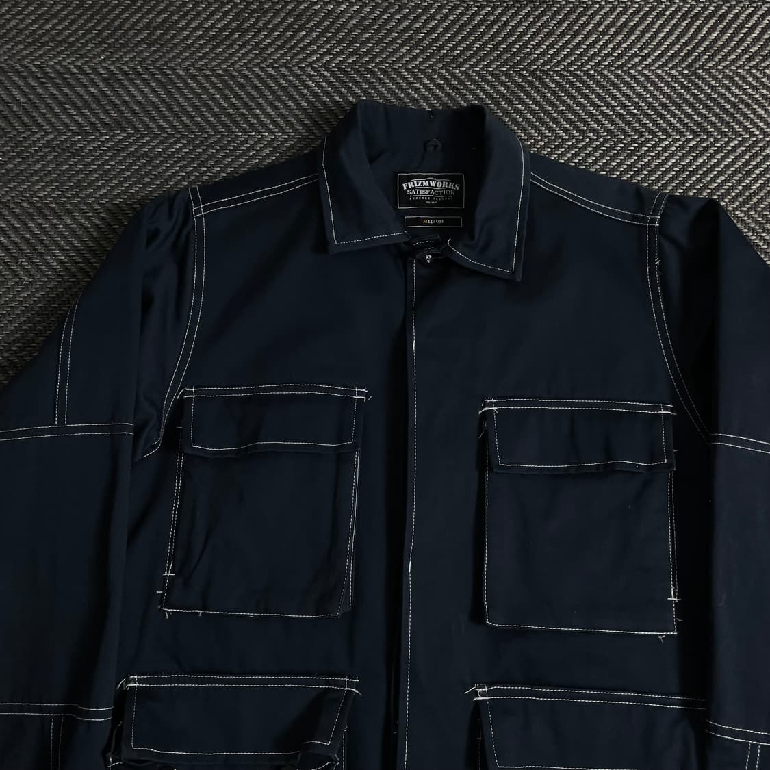 프리즘웍스 스티치 BDU 트러커 헌팅 자켓y 3786 상품이미지5