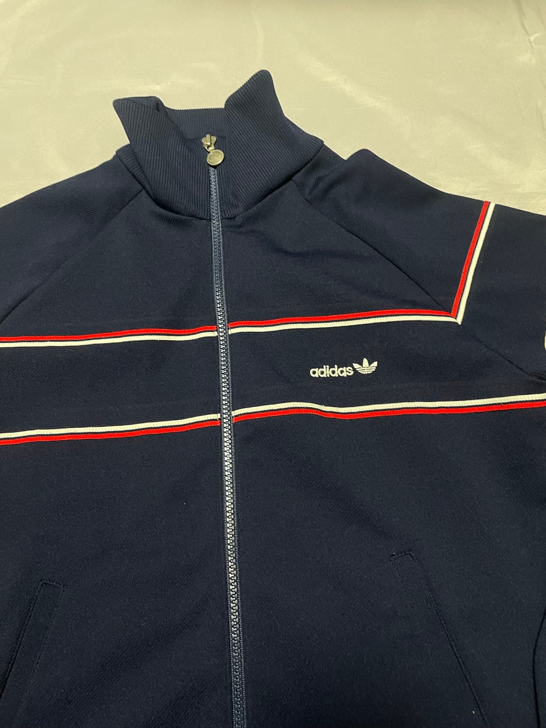 70s 아디다스 네이비 트랙탑 져지 서독 데상트 상품이미지3