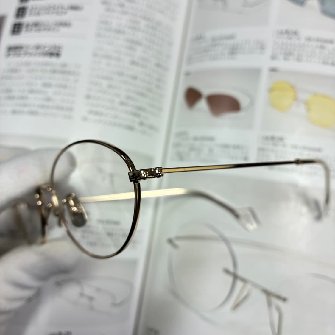 MICEDRAW TOKYO 마이스드로우 도쿄 티타늄 골드 일본 안경 상품이미지3