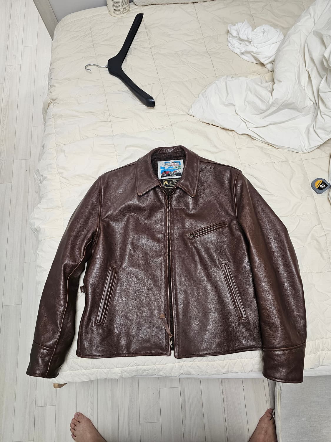 에어로레더 50s 하프벨트 새상품 상품이미지1