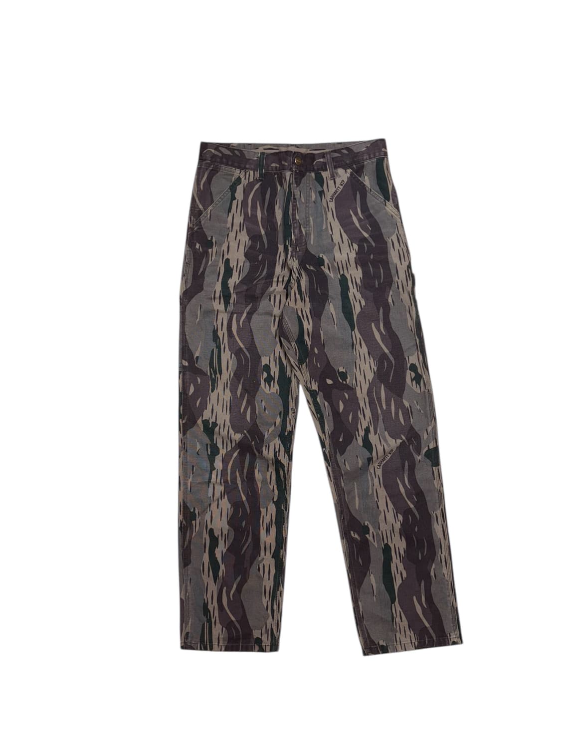 칼하트 wip 카모 카펜터 싱글니 팬츠 상품이미지2