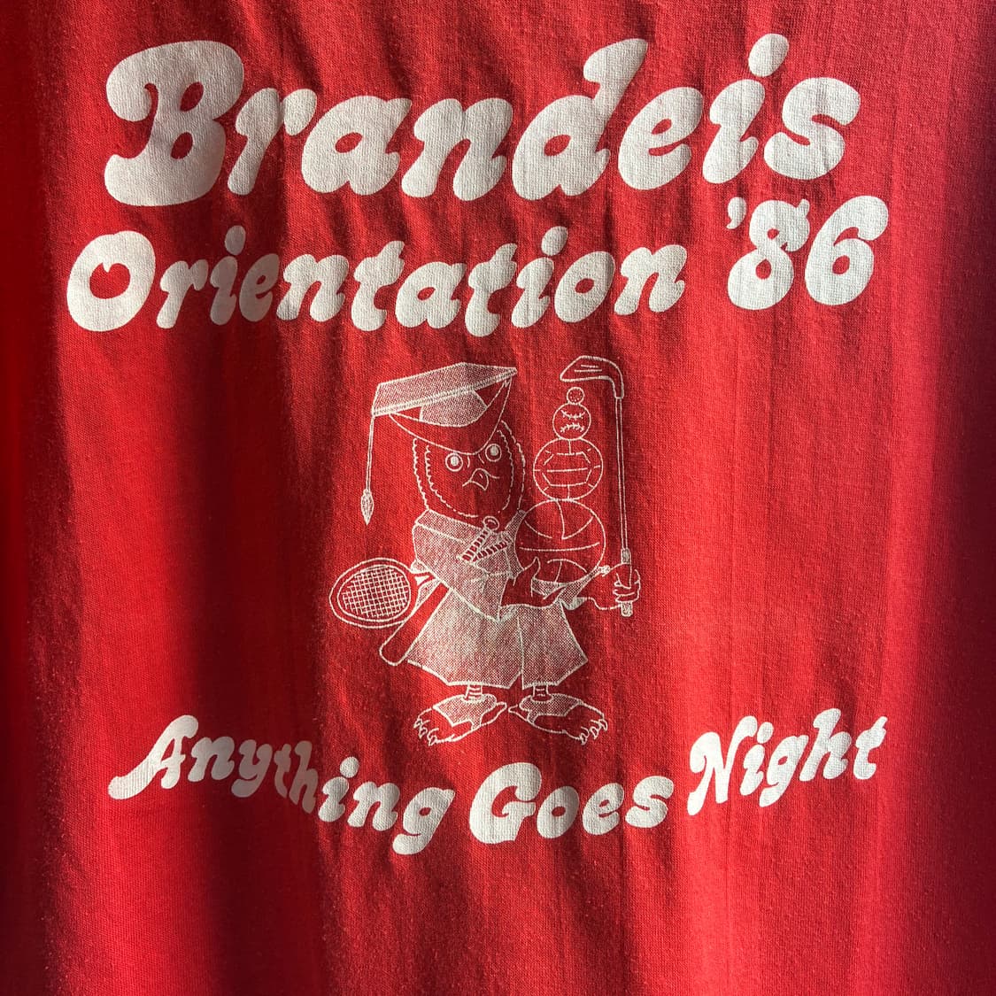 1986 Brandeis University Orientation Tee 상품이미지5