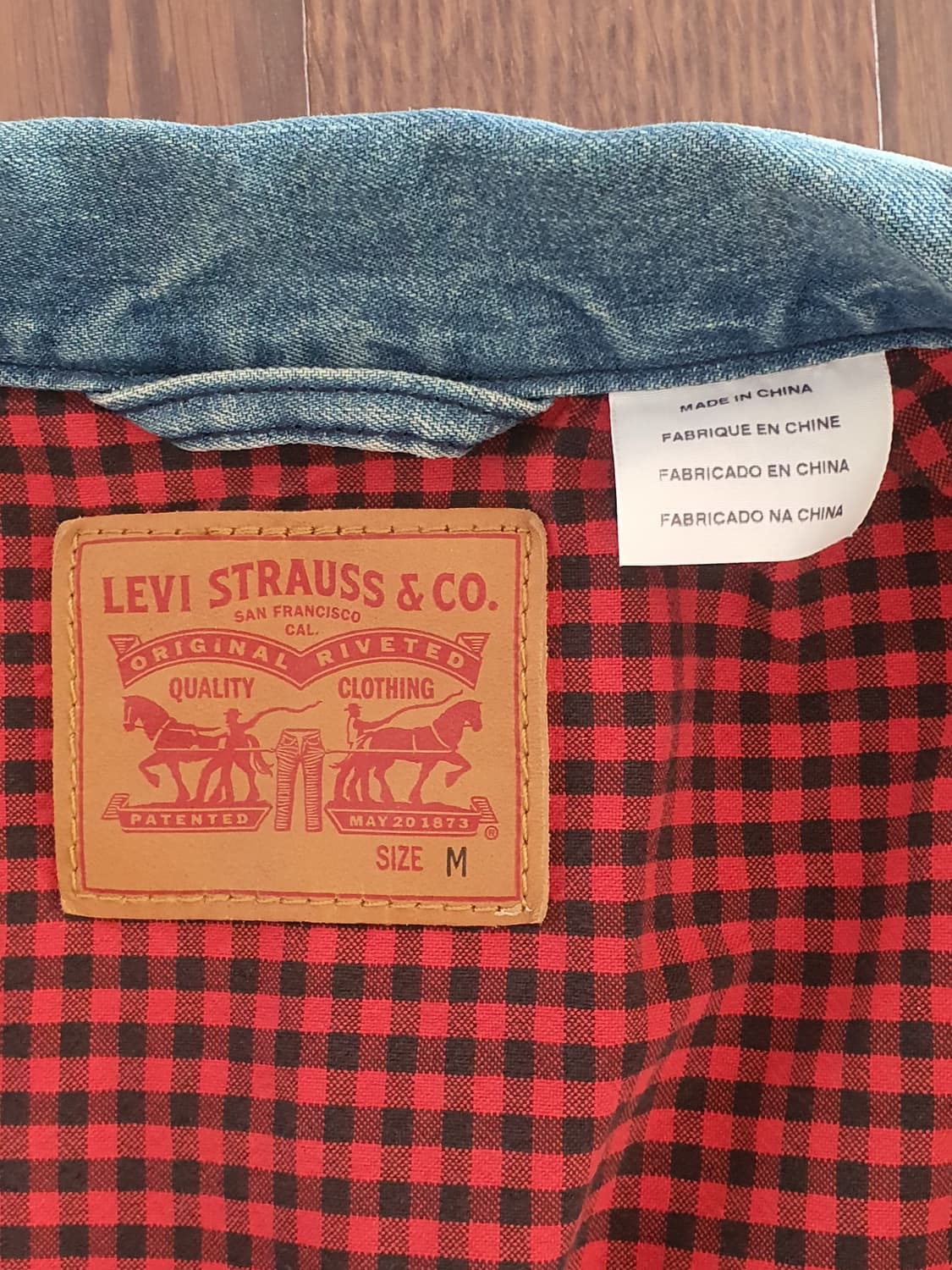 M) 리바이스 청 자켓 집업 상품이미지5