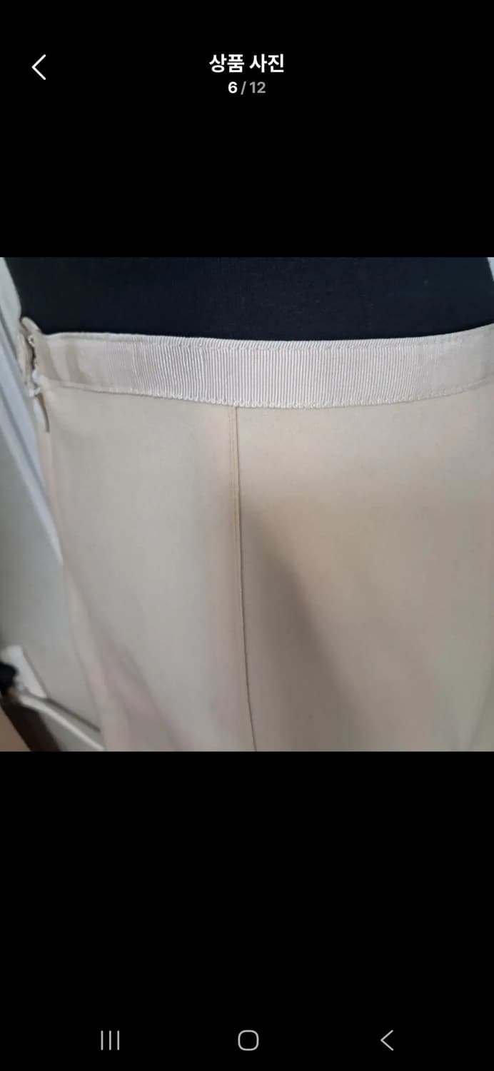 Theory 띠어리 베이지 울 스커트(4사이즈- 약 55~날씬66) 상품이미지6