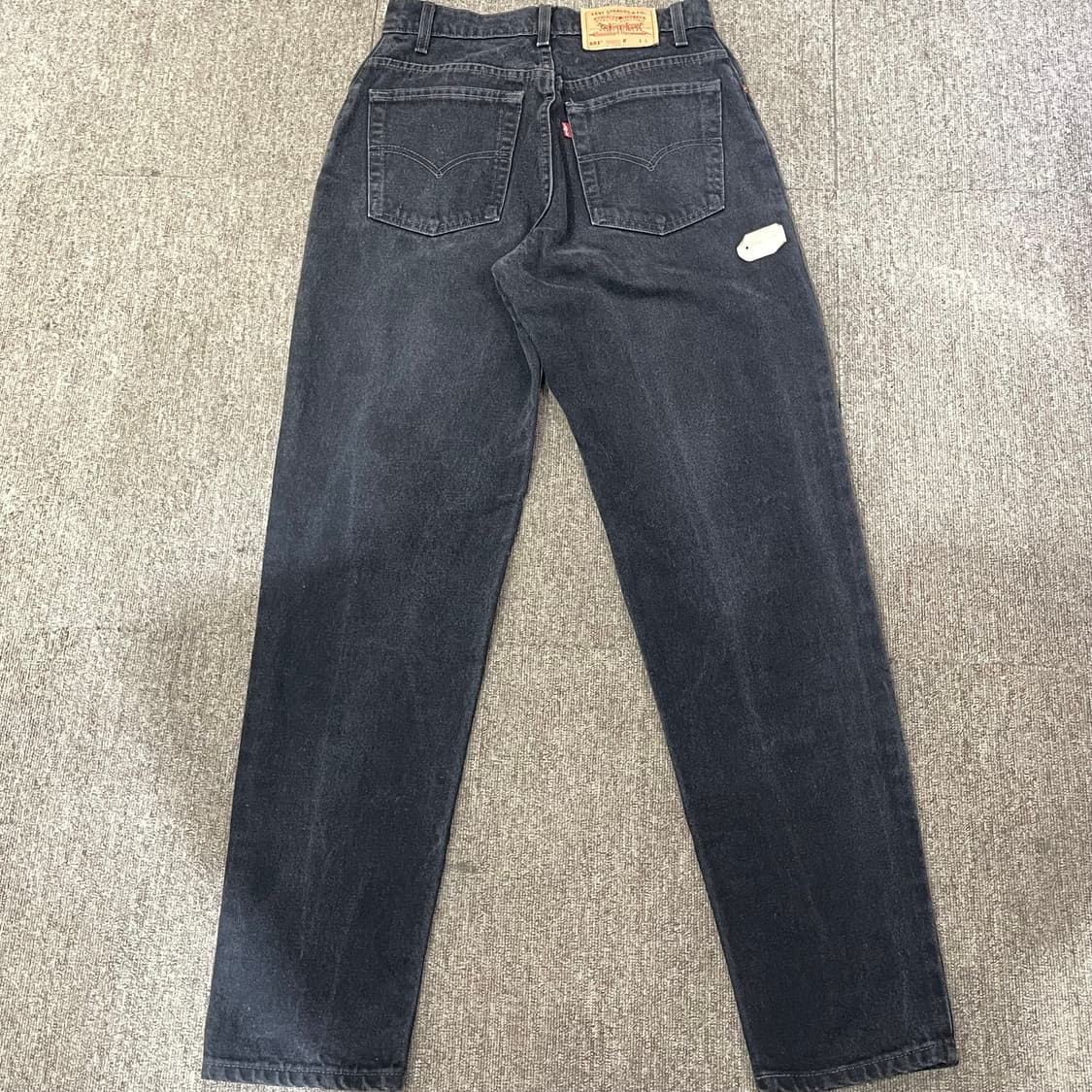 (30) Levi's 551 (리바이스 릴렉스 테이퍼드 블랙 데님) 상품이미지8