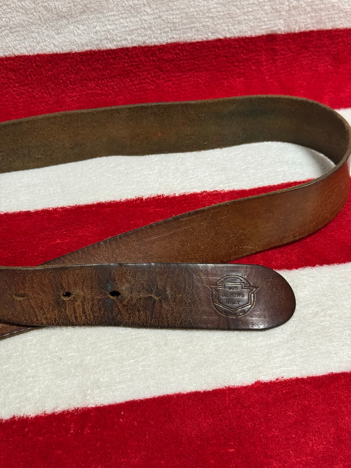 빈티지레더벨트 웨스턴벨트 vintage leatherbelt 가죽벨트 상품이미지5