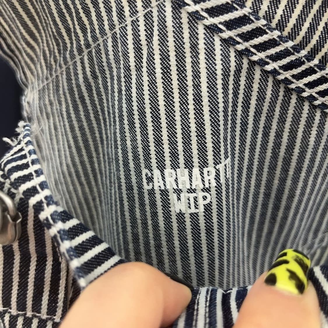 칼하트 윕 빈티지 레트로 스트라이프 멜빵 점프수트 C07550 상품이미지5