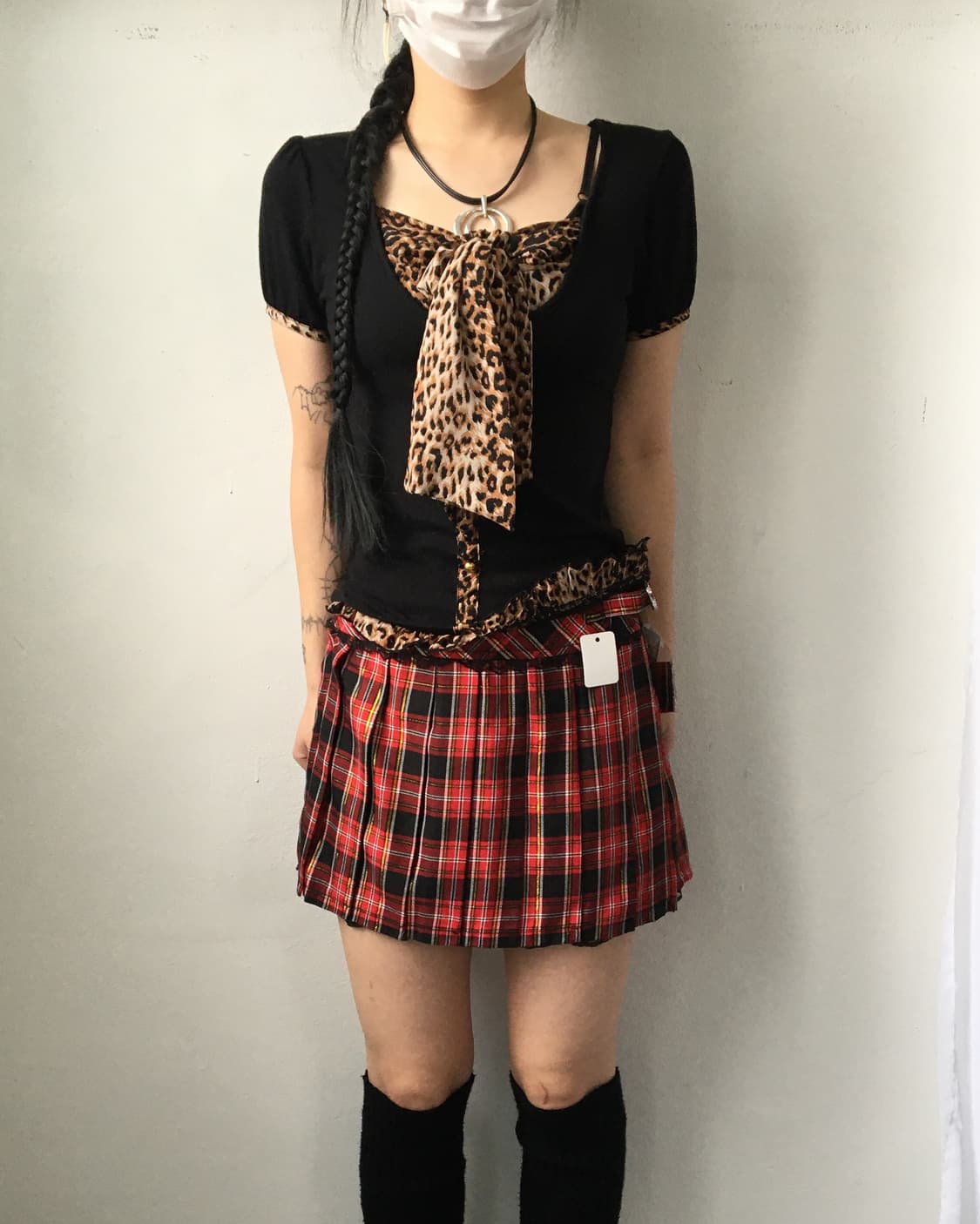 Liz Lisa doll check pattern pleats skirt 상품이미지7