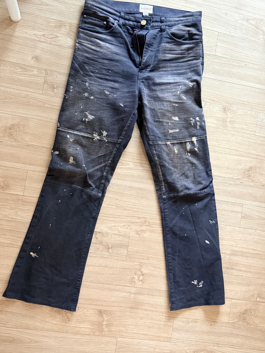 Kamiya serge paint pants L 판매 30-32 사이즈 상품이미지5