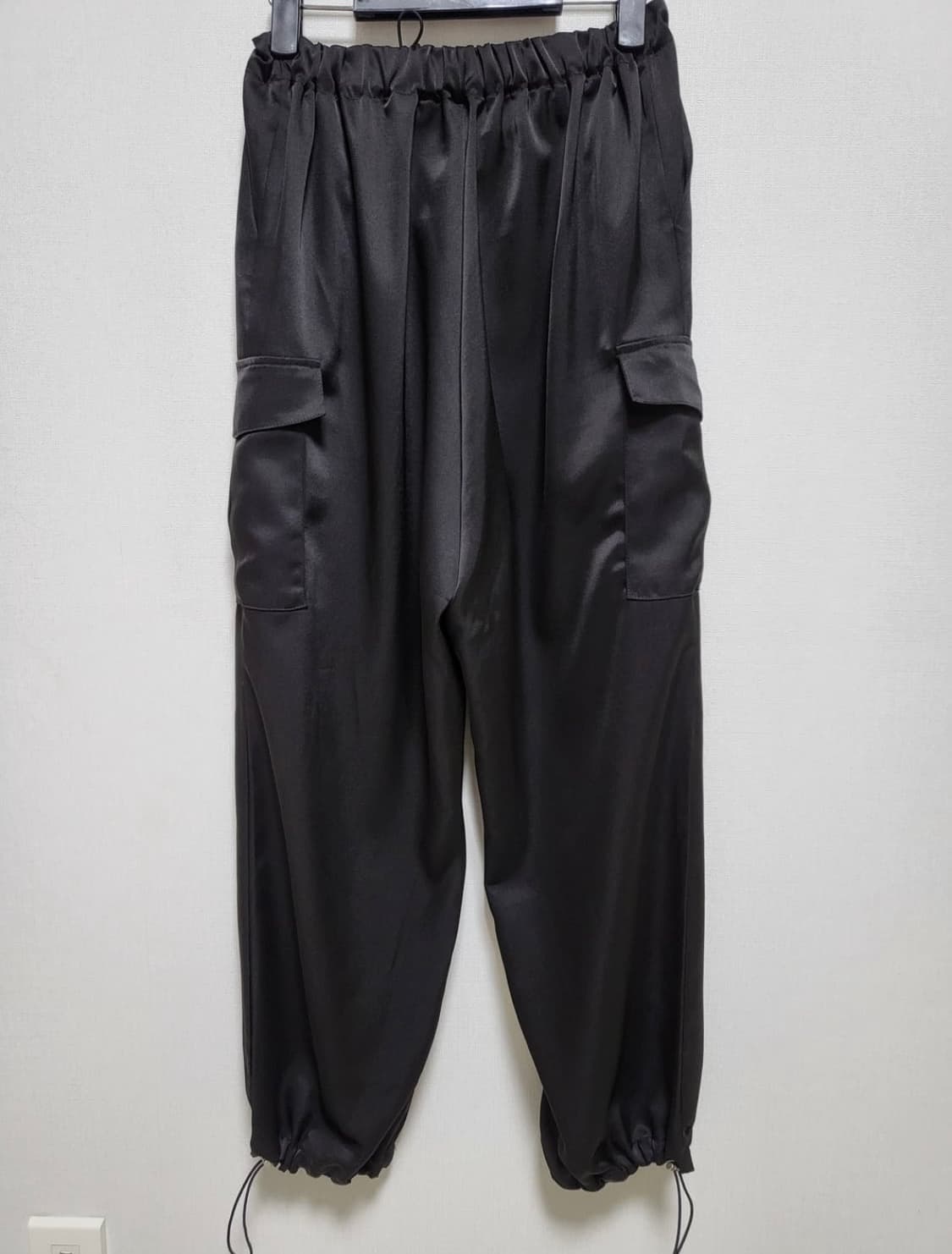 Raffinato Etoile 화이트 핀턱트레이닝팬츠 50사이즈,새틴밴딩 상품이미지7