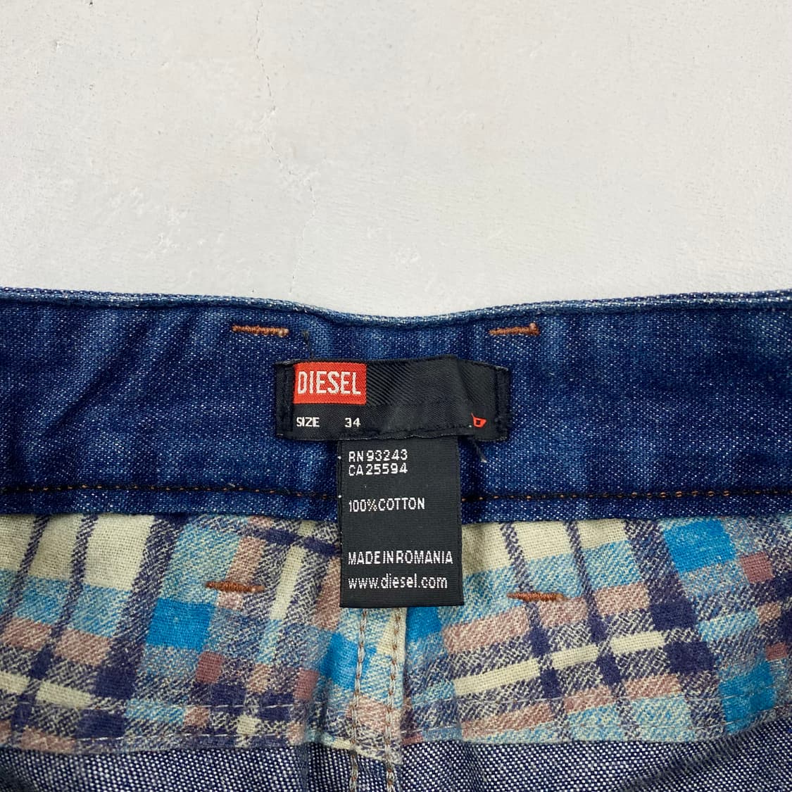 디젤 패치워크 와이드 데님 진 (34) 상품이미지10