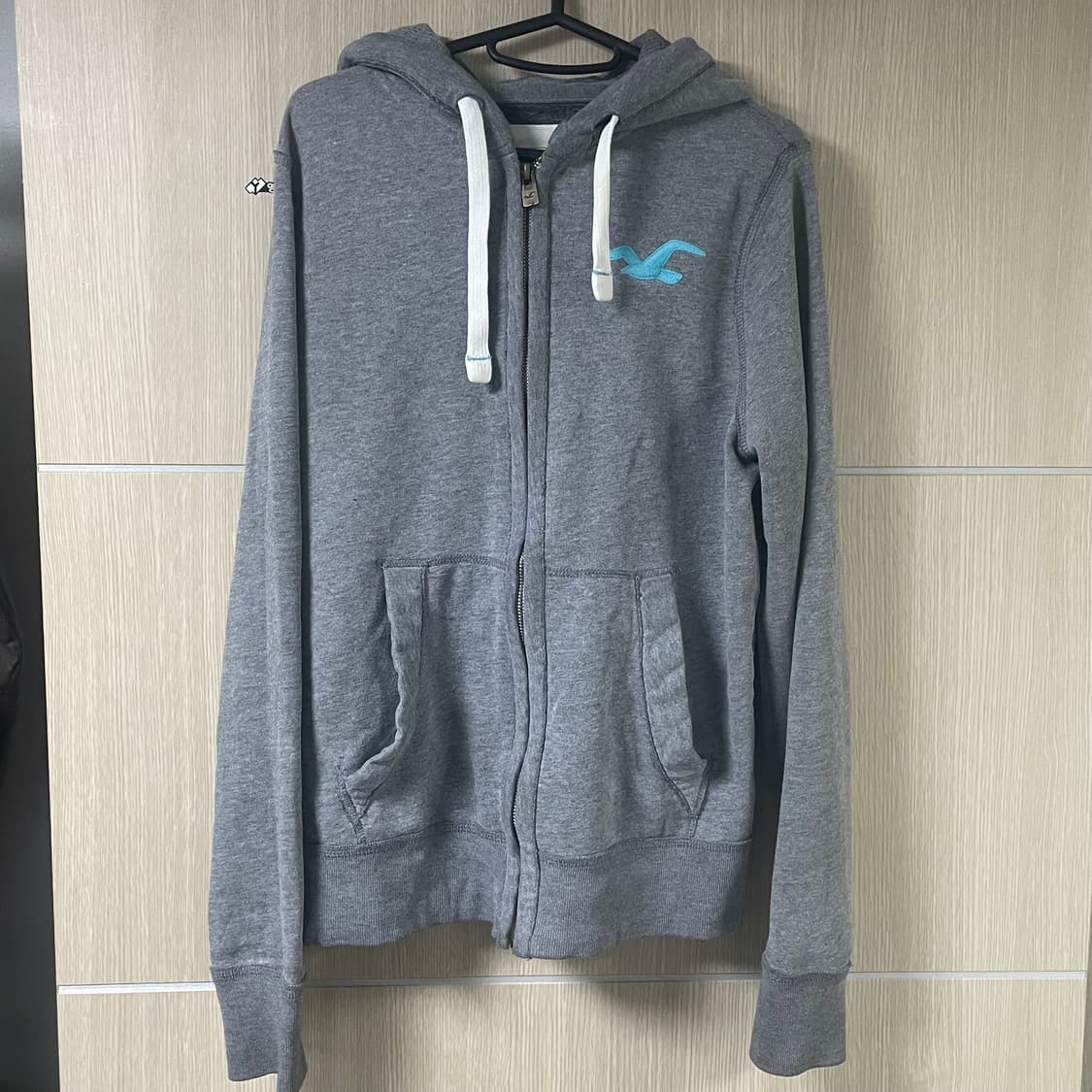 홀리스터 그레이 후드집업 S 상품이미지1