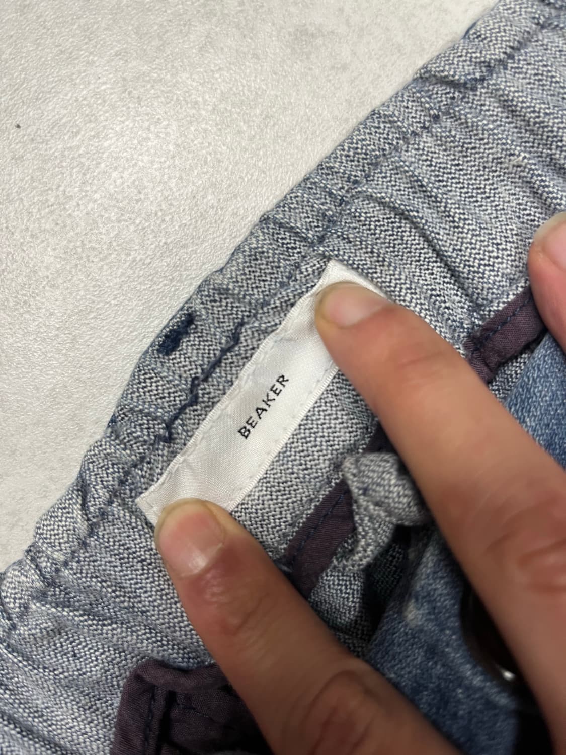 Beaker 혼방 데님팬츠  상품이미지2