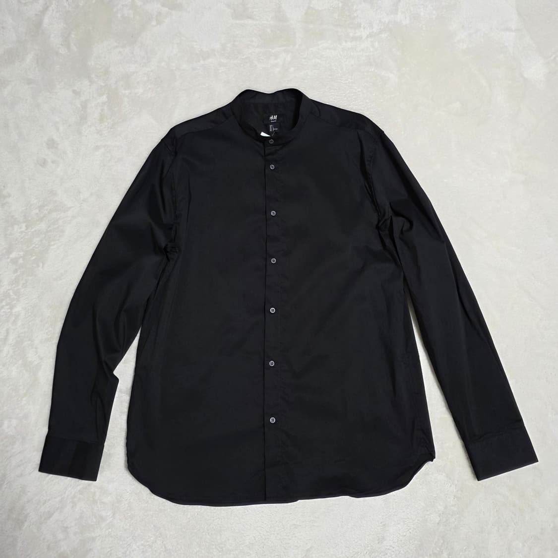 (L)H&M 핸리넥 슬림핏 셔츠  상품이미지1