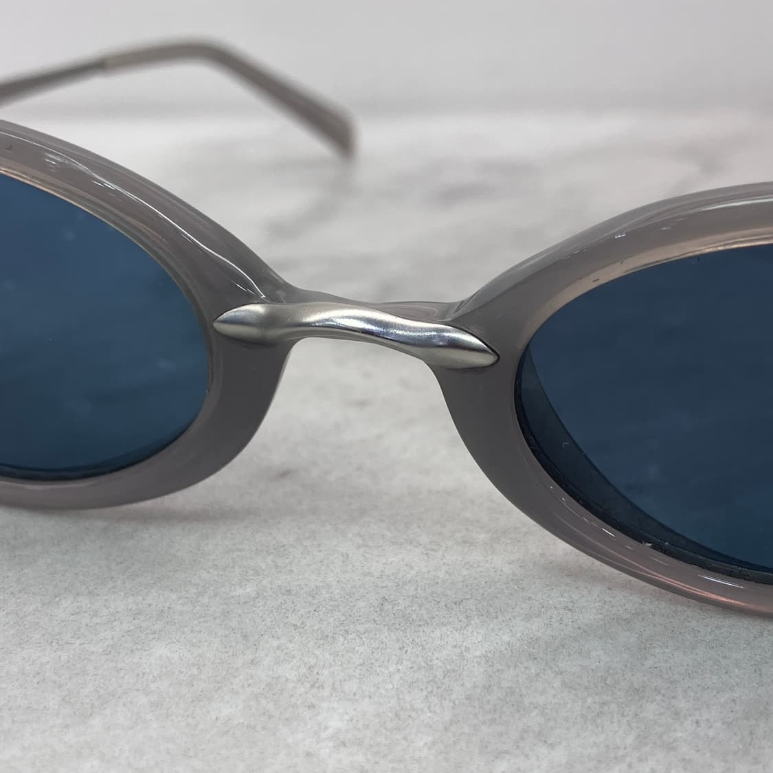 D11 보이런던 BOYLONDON 그레이 실버 빈티지 오벌 선글라스 상품이미지5