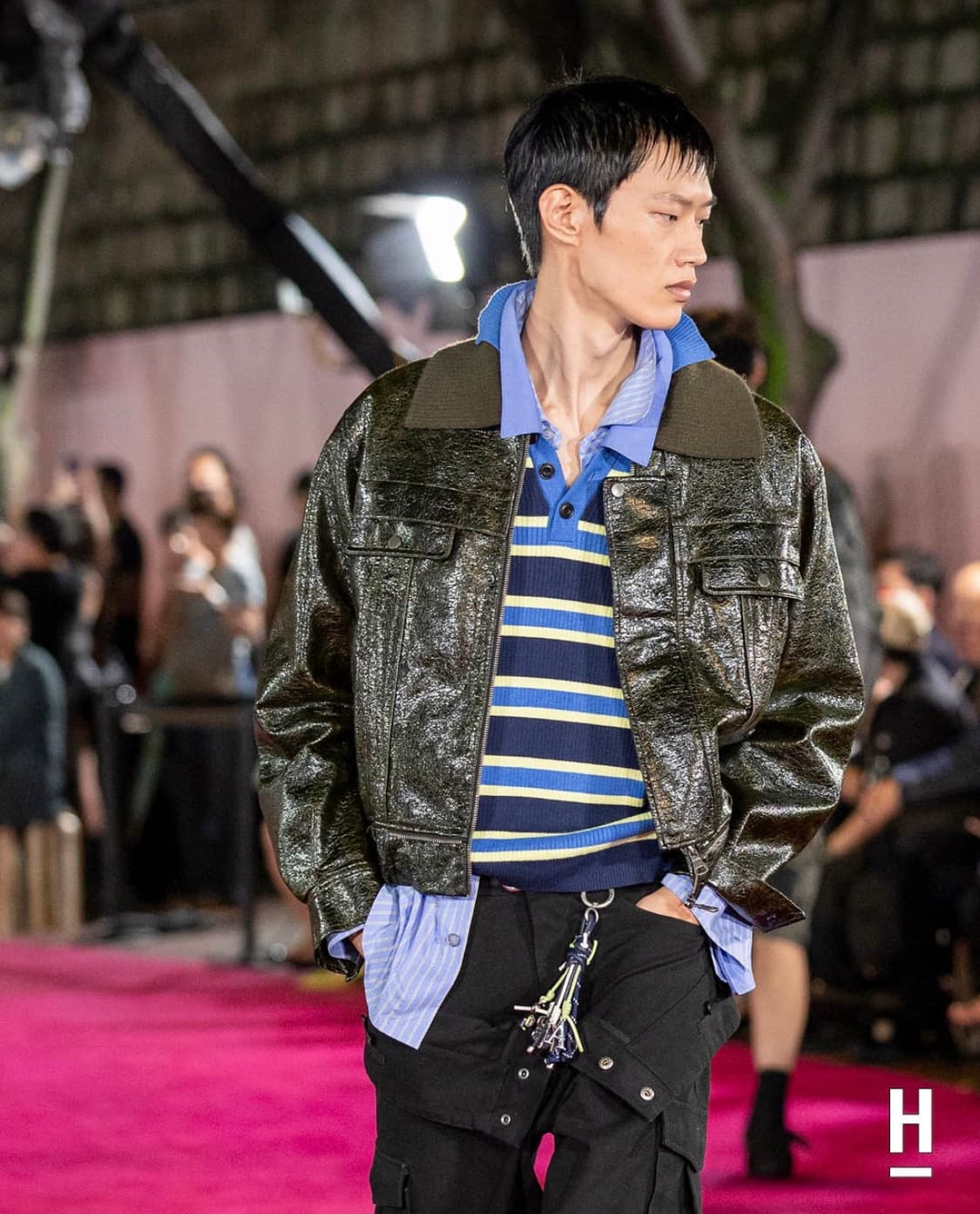 앤더슨벨 초회판 더블 웨이스트 워크 와이드 레그 진 34 상품이미지2