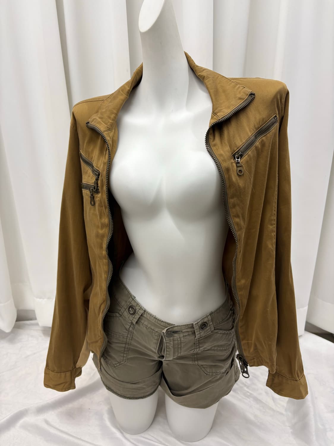 y2k 카멜 자켓 상품이미지7