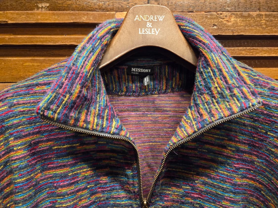 미쏘니 올드머니 짚업니트 상품이미지7