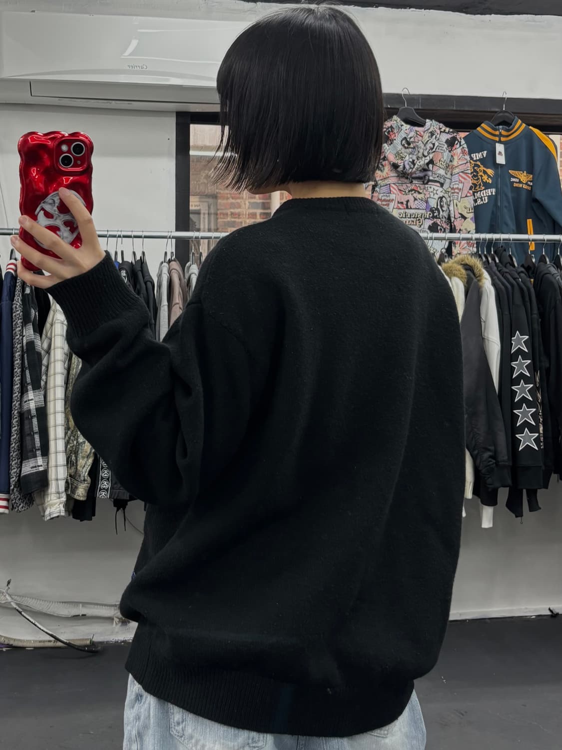 슈프림 도우보이 블랙 니트 상품이미지5