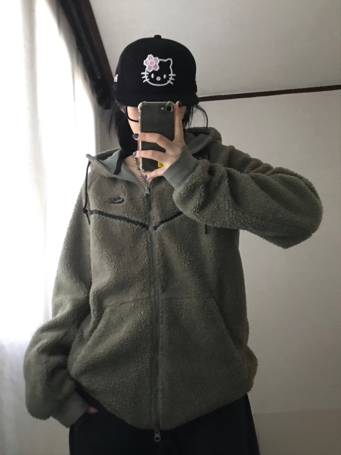 나이키 카키 투웨이 후리스 상품이미지6