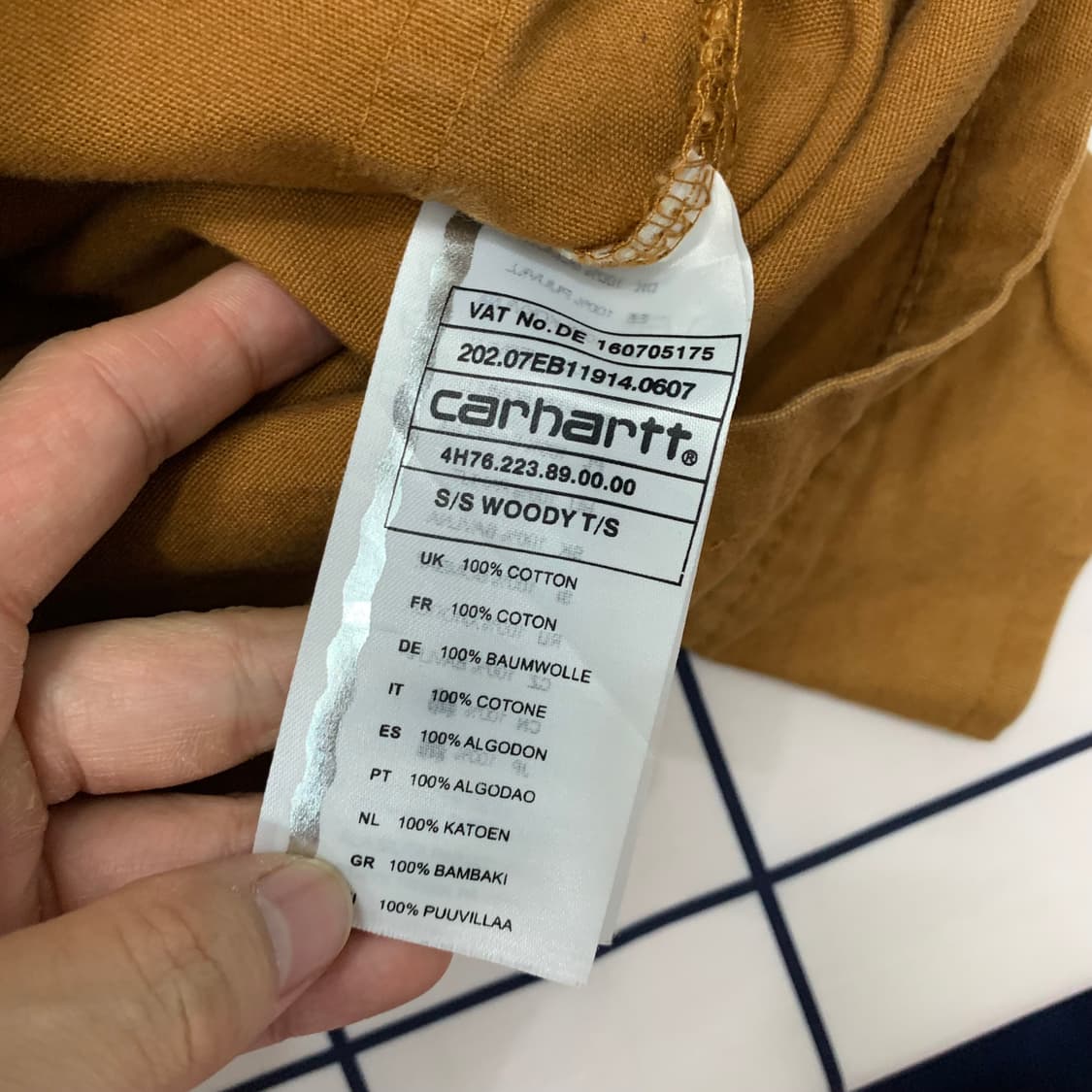 프라그먼트x칼하트 콜라보 셔츠자켓 상품이미지8