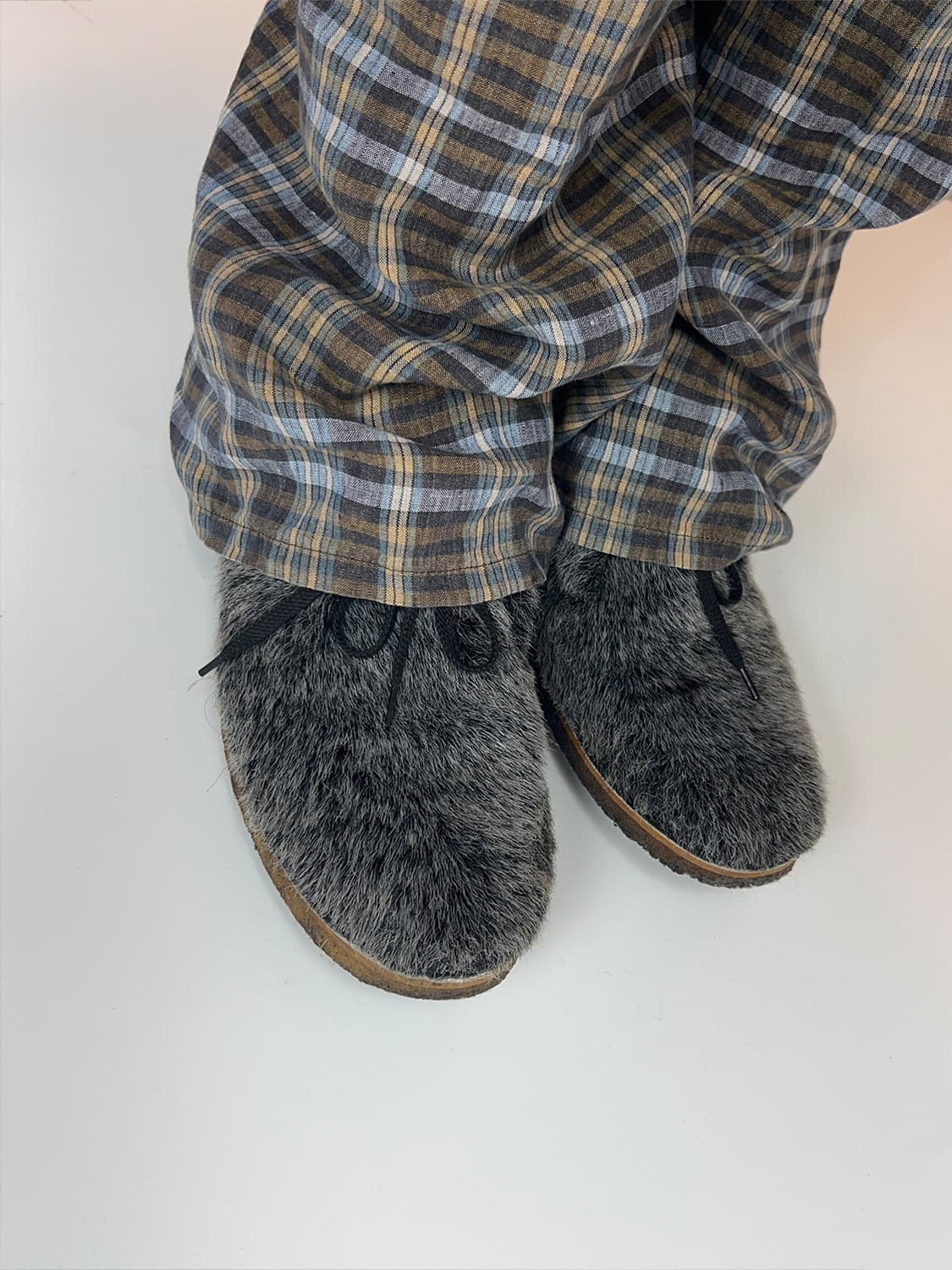 꼼데가르송 옴므 플러스 1999 aw 퍼 추카 부츠 상품이미지10