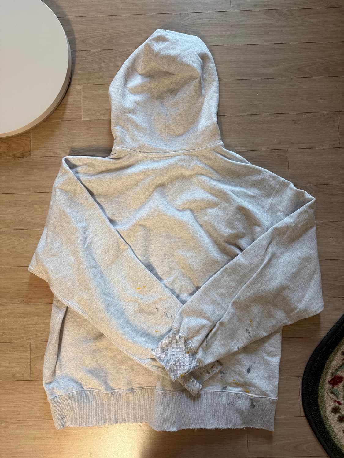 안셀름x에크루 크래시 집 후드 헤더 화이트 상품이미지3