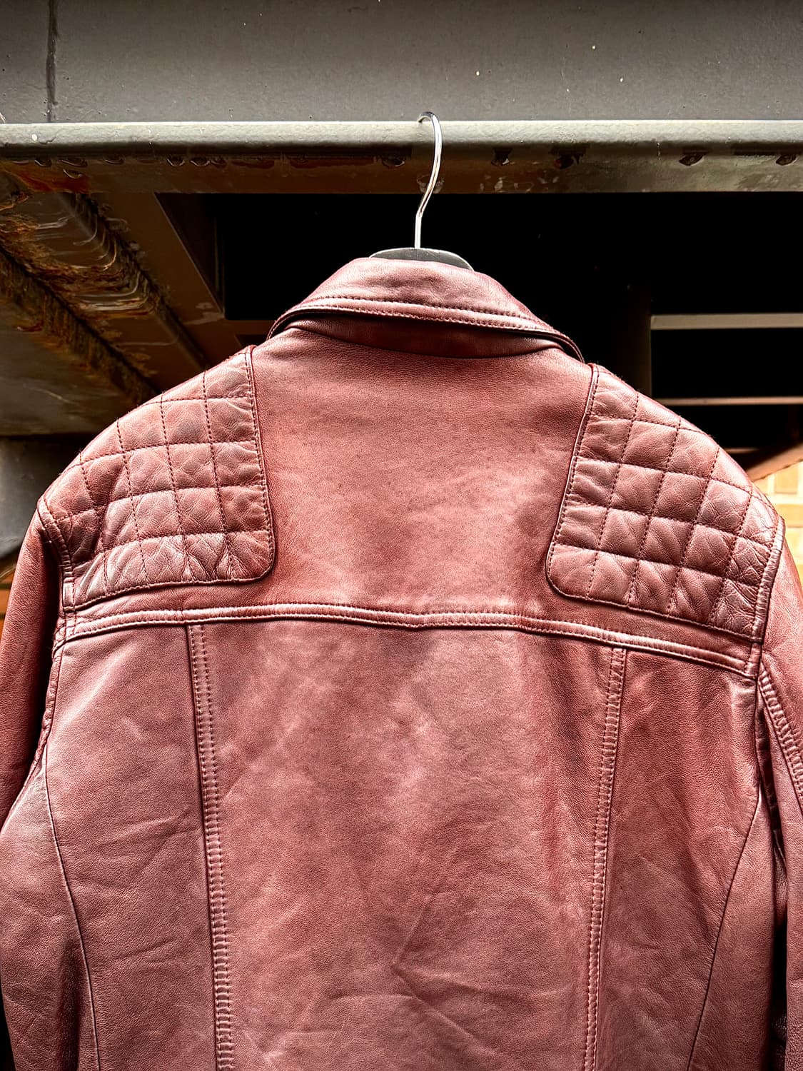 ALLSAINTS – Deep Brown Lambskin Rider Ja 상품이미지6