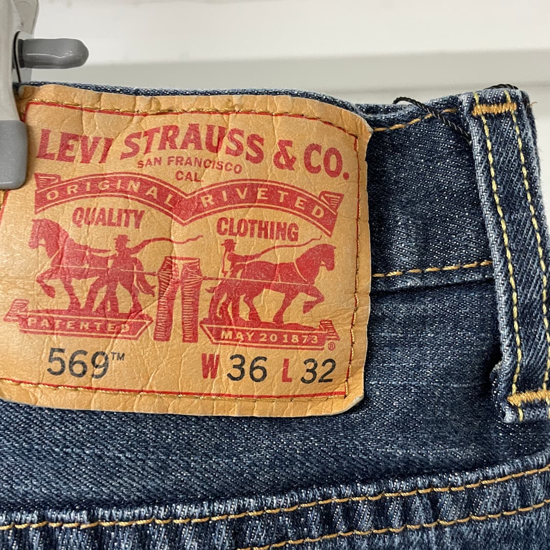 리바이스 569 데님 팬츠 W36 L32 상품이미지4