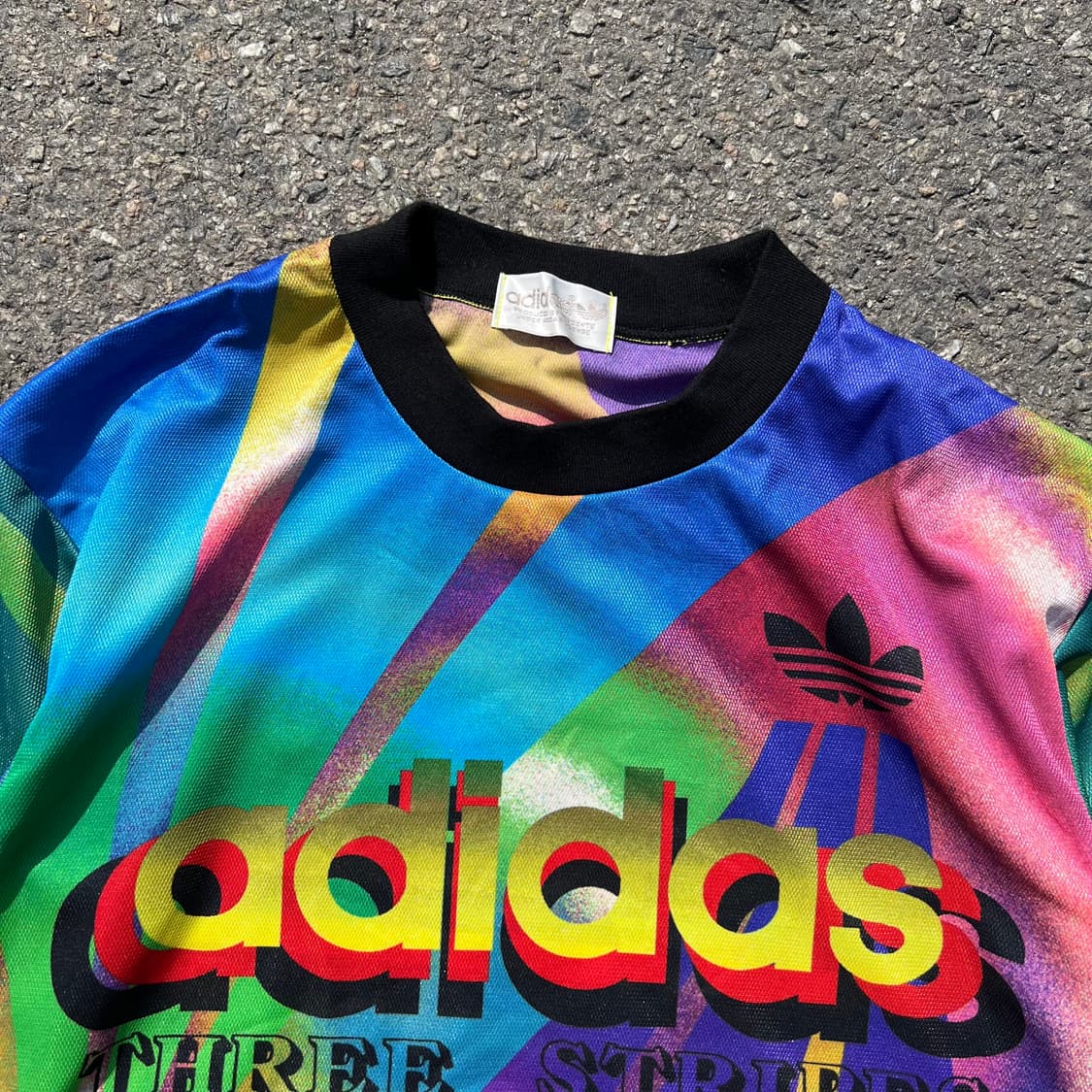 80‘s 아디다스 레인보우 롱 슬리브 상품이미지2