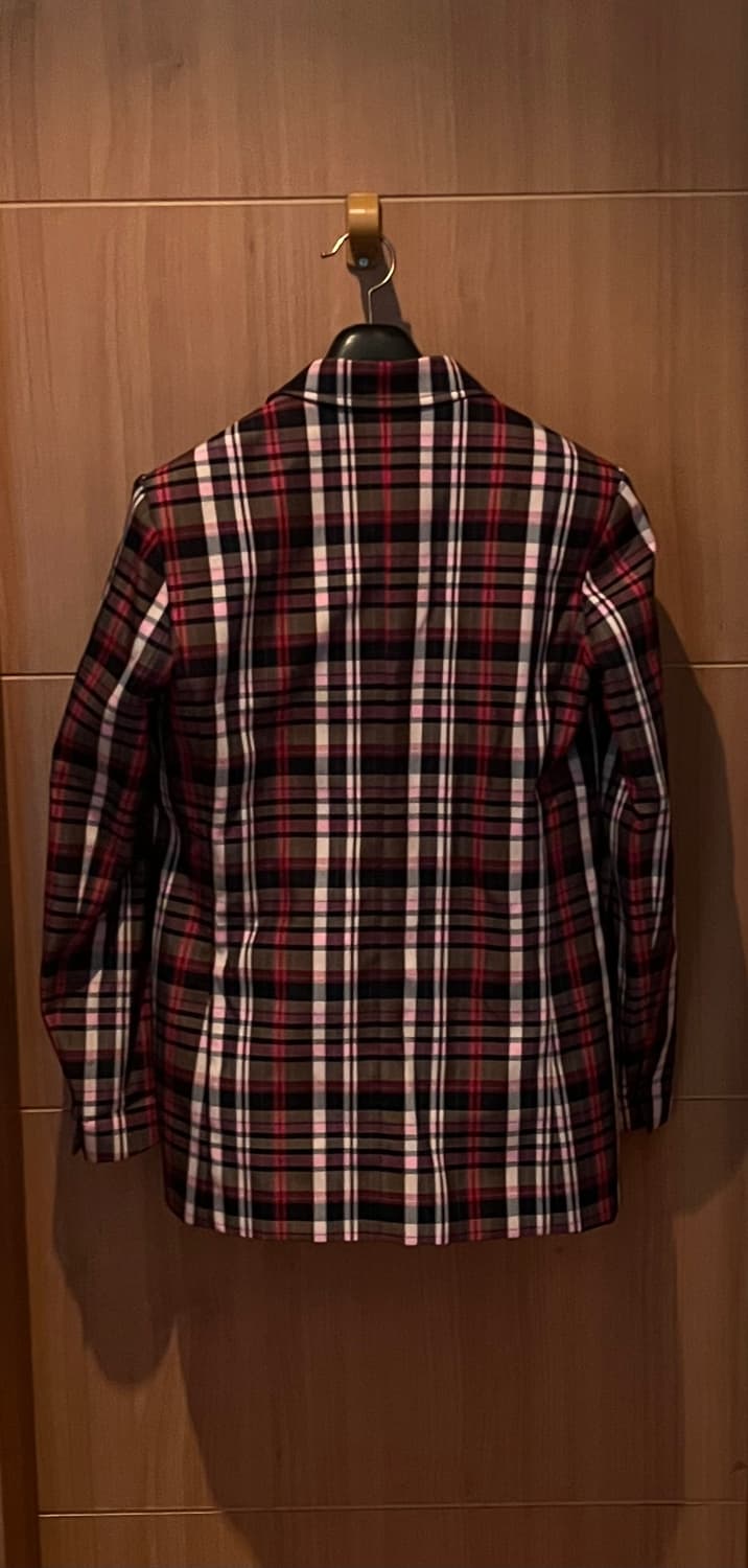 산드로 체크 자켓 38 상품이미지3