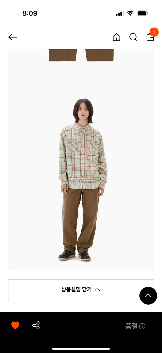 (구합니다) 카키스 로거팬츠L 상품이미지4