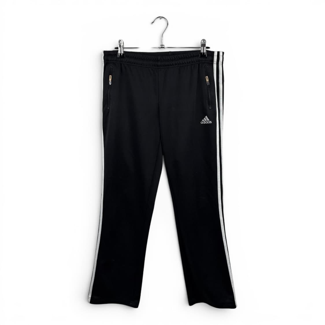 (95) 아디다스 삼선 일자핏 트랙 팬츠 블랙 상품이미지1