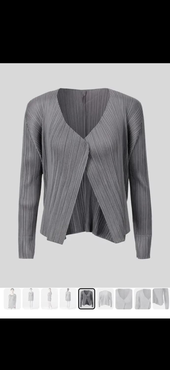 플리츠플리즈 베이직 가디건 상품이미지2