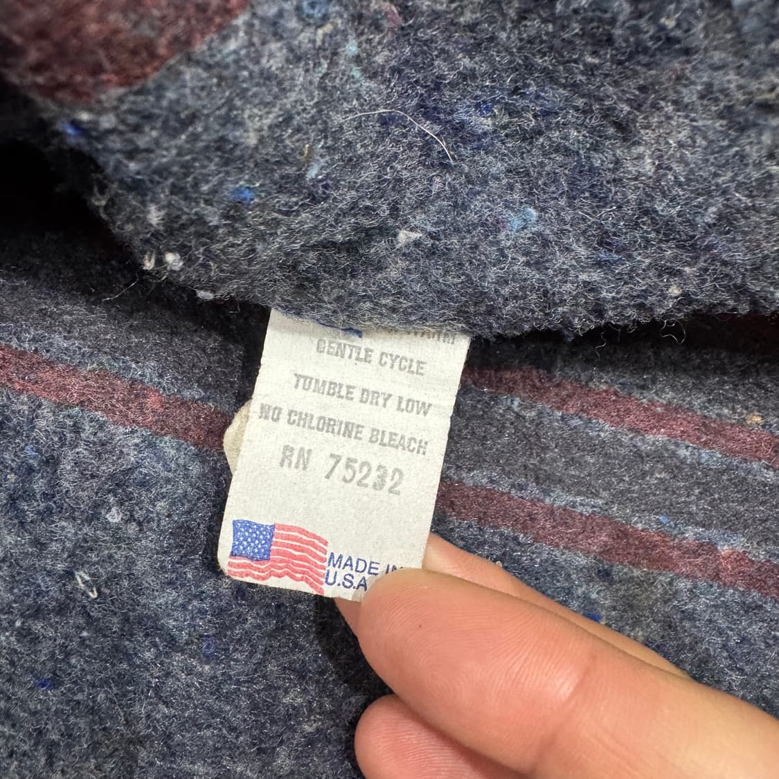 70s Carter’s 웨스턴 블랭킷 데님 초어 자켓 made in US 상품이미지7