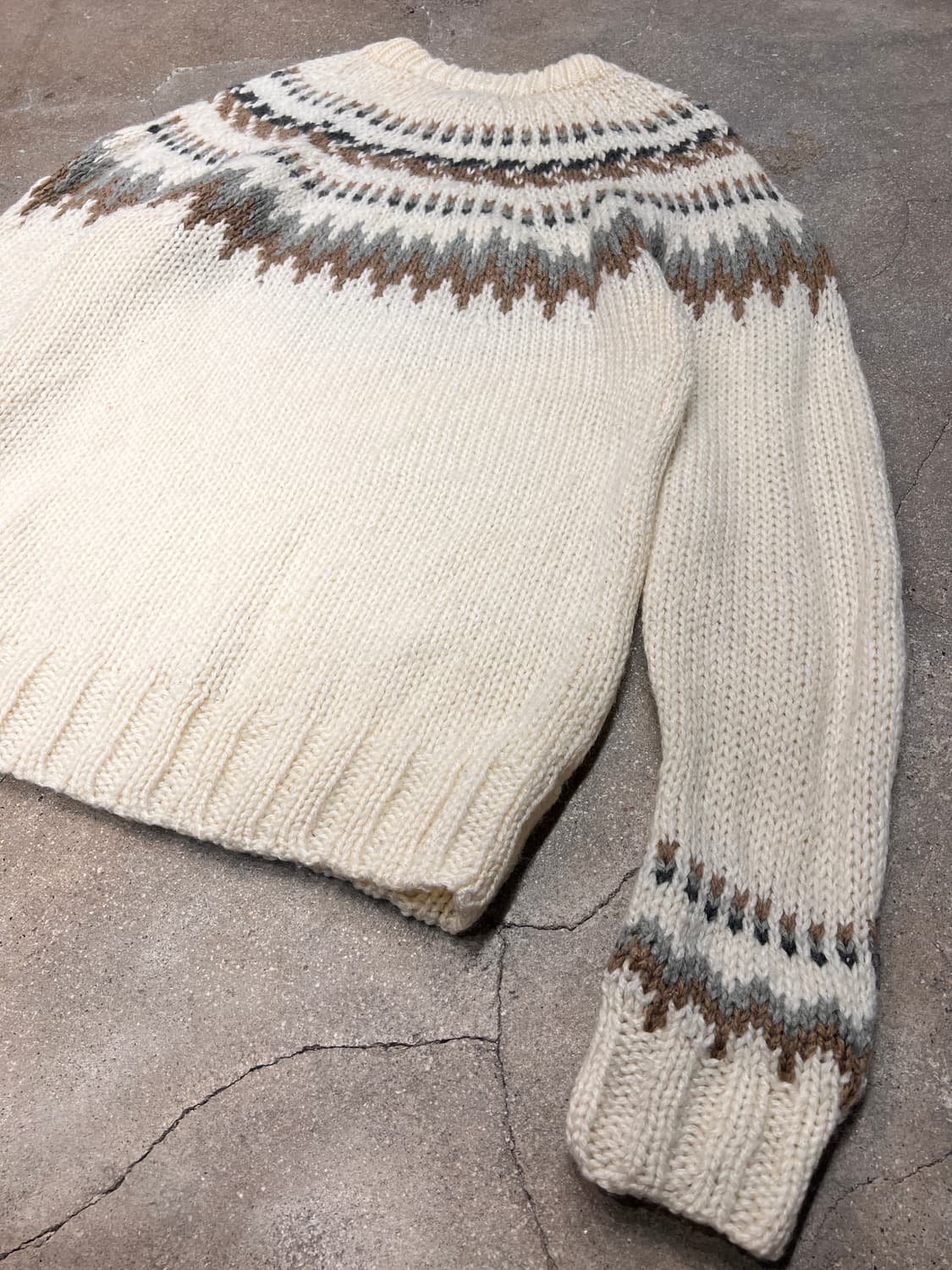 90’s 아크릴 에스닉 니트 상품이미지3