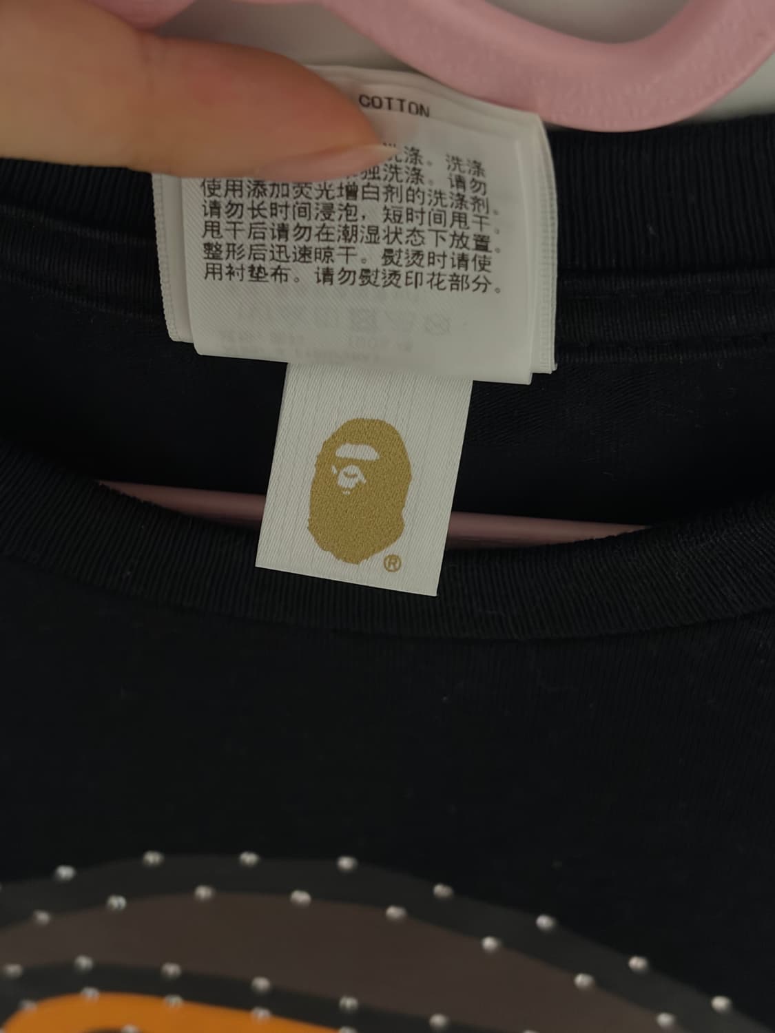 베이프 베이비마일로 크리스탈 반팔 women s 상품이미지3