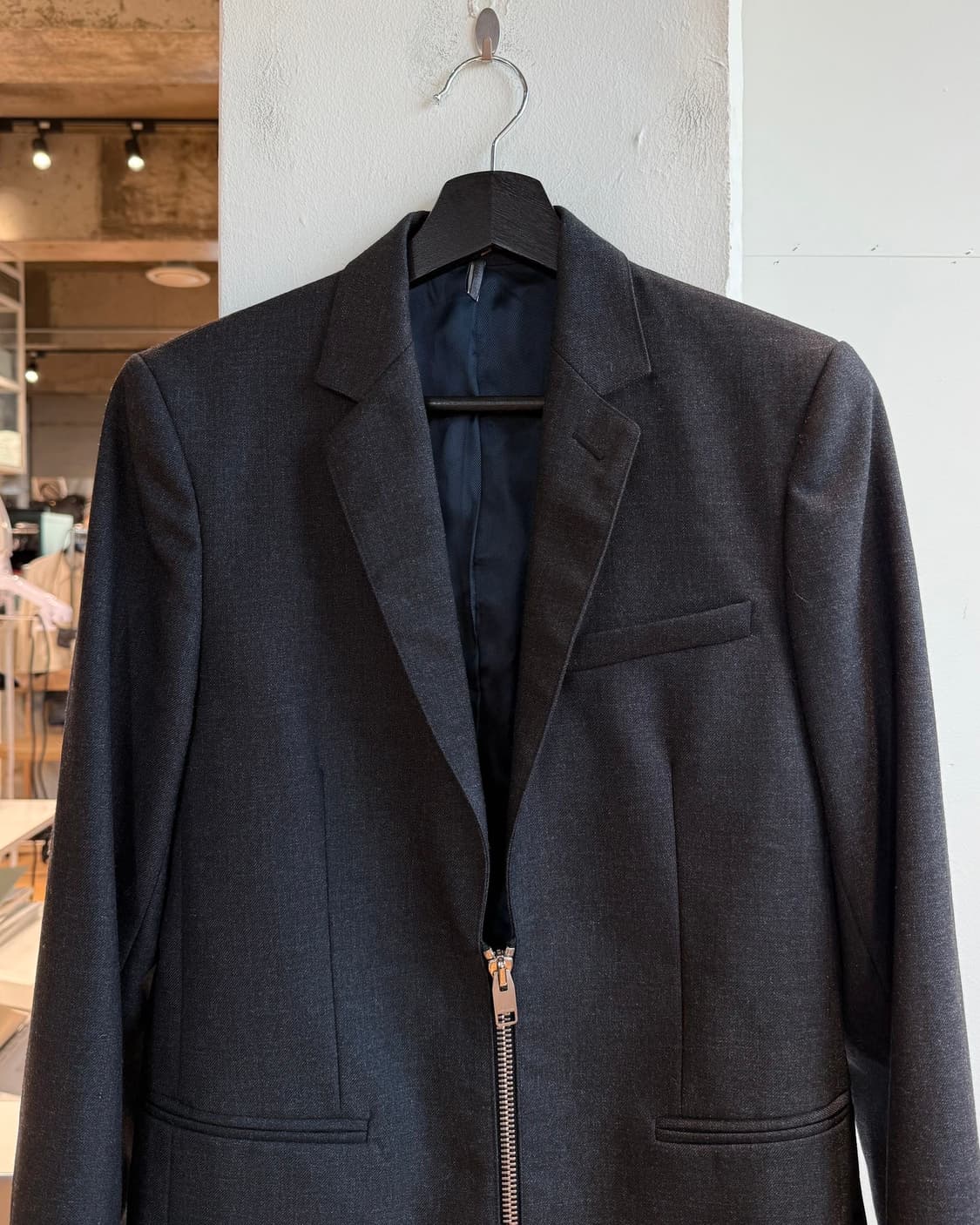 디올 옴므 차콜 지퍼 블레이저 자켓 상품이미지3
