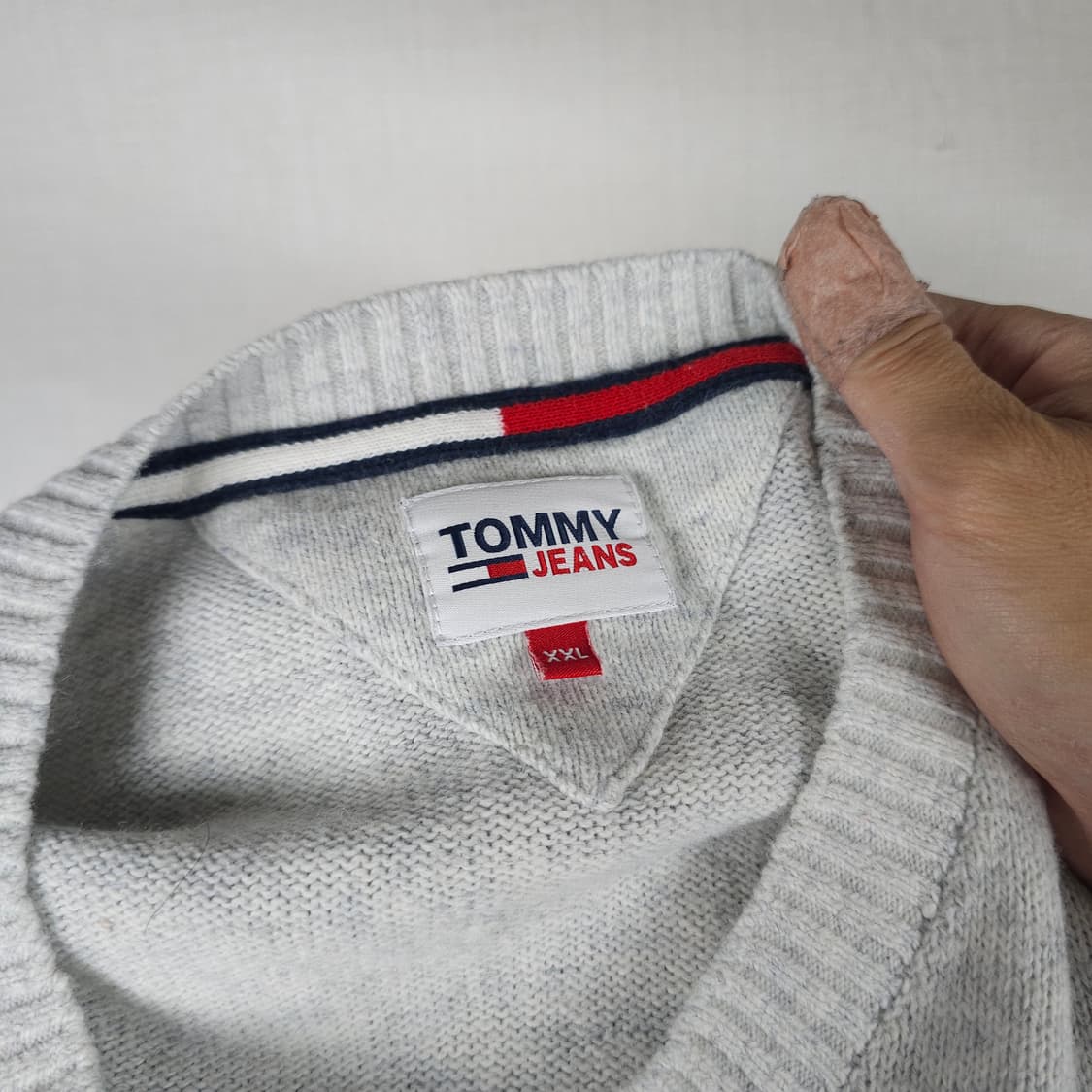 타미힐피거 라운드니트티 남자110사이즈  상품이미지3