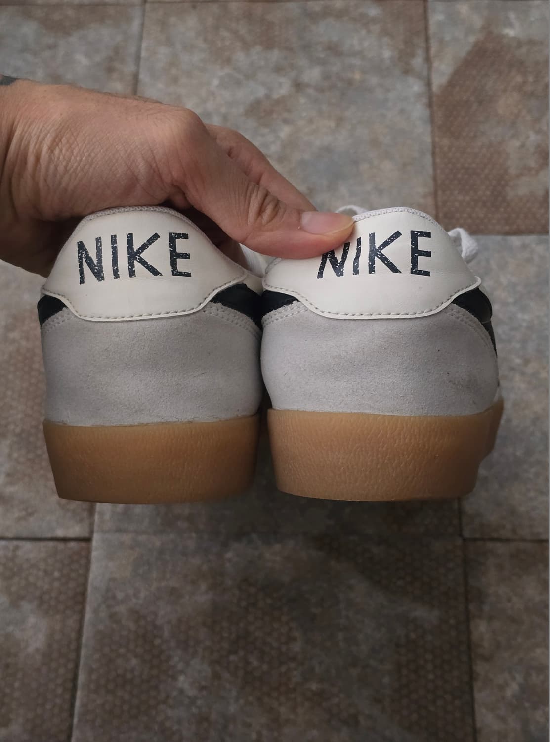 (280)나이키 킬샷 2 레더 오일 그레이 검  상품이미지7