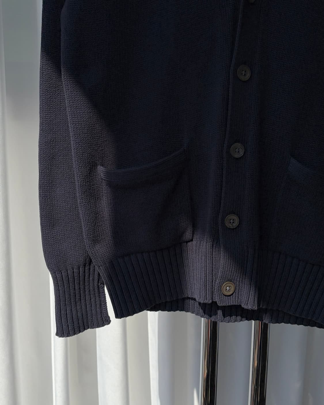 [M]폴로 랄프로렌 90s 코튼 니트 가디건 navy 상품이미지4